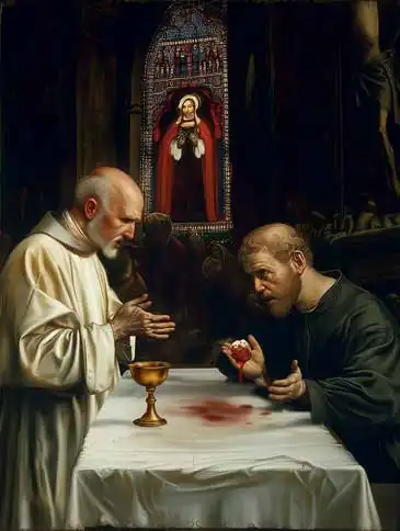 Imagen del milagro eucarístico