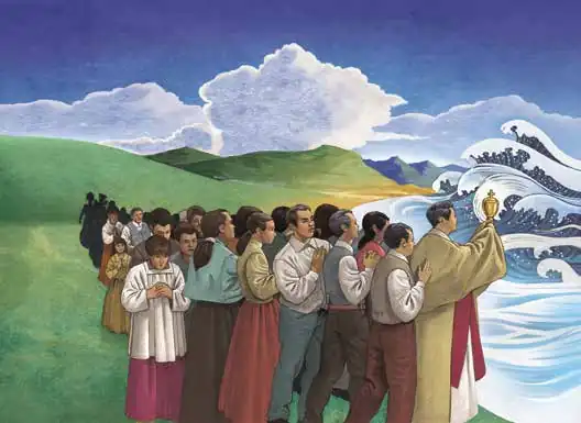 Imagen del milagro eucarístico