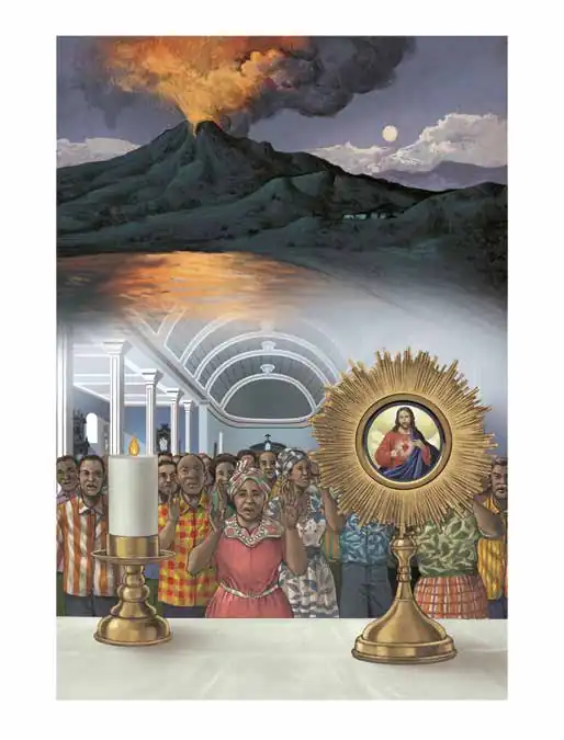 Imagen del milagro eucarístico