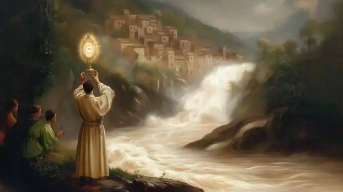 Imagen del milagro eucarístico