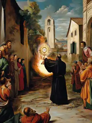 Imagen del milagro eucarístico