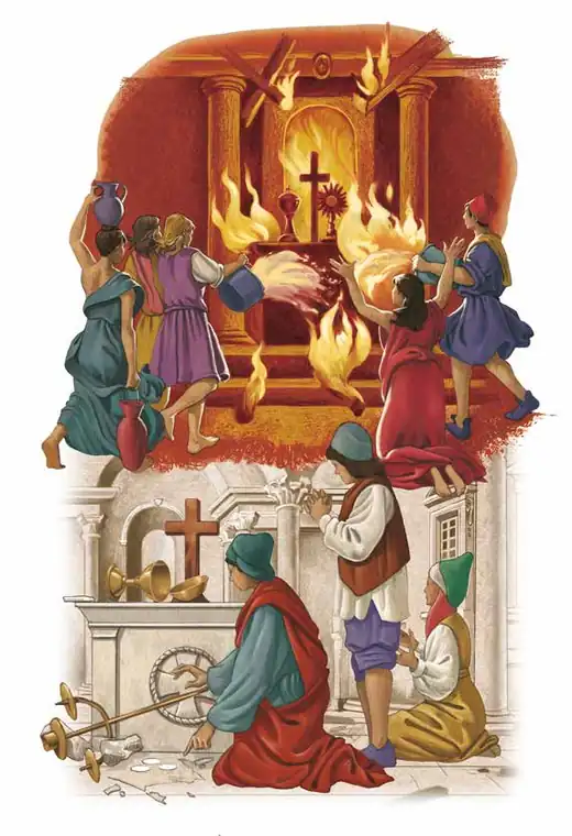 Imagen del milagro eucarístico