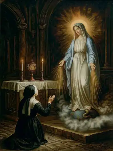 Imagen de la exposición de milagros eucarísticos