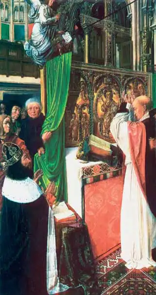 Imagen de la exposición de milagros eucarísticos